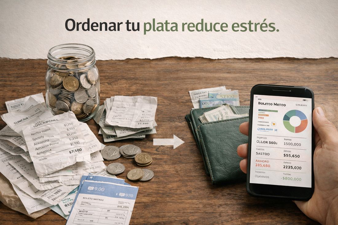 Ordenar tu plata reduce estrés (aunque no ganes más)