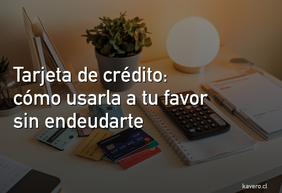 Tarjeta de crédito: cómo usarla a tu favor sin endeudarte en Chile