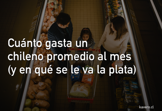 Cuánto gasta un chileno promedio al mes (y en qué se le va la plata)