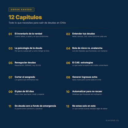 eBook Salir de Deudas - 12 Capítulos