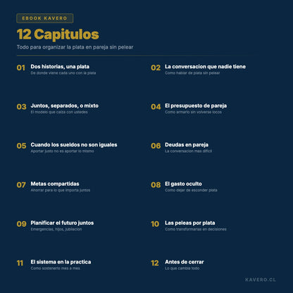Finanzas en Pareja - 12 Capítulos